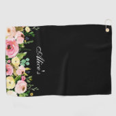 Serviette de golf florale (Horizontal)