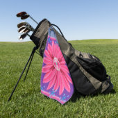 Serviette de golf florale (Vert)