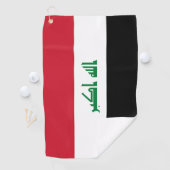Serviette De Golf Flot d'Iraq (En situation)