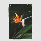 Serviette De Golf Flower tropical orange paradise (Devant)