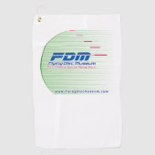 Serviette De Golf Flying Disk Museum Disk Golf Towel (Devant)