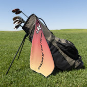 Serviette De Golf « Focus, Grind, Repeat » Motivationnel (Vert)