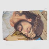 Serviette De Golf Foi chrétienne Jésus Christ (Horizontal)