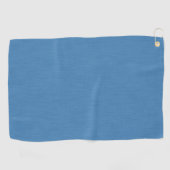 Serviette De Golf Fond bleu uni texturé calme et simple (Horizontal)