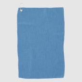 Serviette De Golf Fond bleu uni texturé calme et simple (Devant)