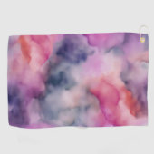 Serviette De Golf Fond Marbré Violet (Horizontal)
