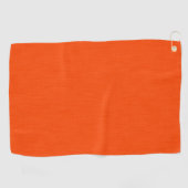 Serviette De Golf Fond orange texturé calme et simple (Horizontal)