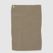 Serviette De Golf Fond texturé marron calme et simple (Devant)