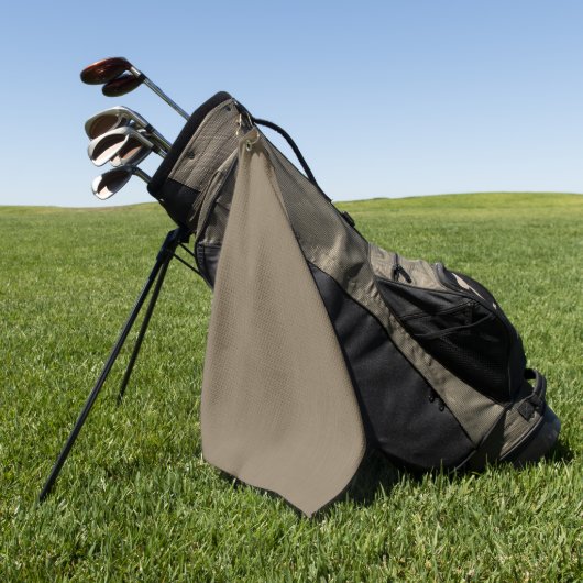 Serviette De Golf Fond texturé marron calme et simple (Vert)