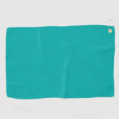 Serviette De Golf Fond turquoise texturé calme & simple (Horizontal)