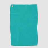 Serviette De Golf Fond turquoise texturé calme & simple (Devant)