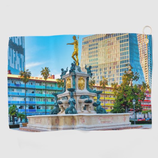 Serviette De Golf Fontaine de Neptune (Horizontal)