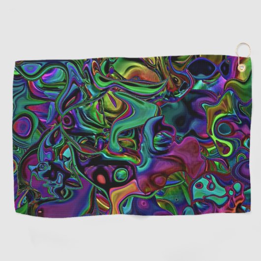 Serviette De Golf Fonte cérébrale (Horizontal)