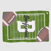 Serviette De Golf Football américain (Horizontal)