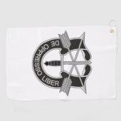 Serviette De Golf Forces spéciales SF De Oppresso Liber (Horizontal)