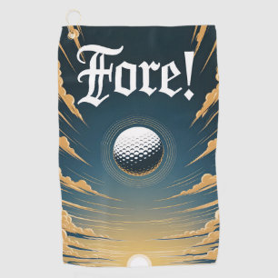 Serviette de golf Fore