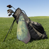 Serviette De Golf Forêt de Misty (Vert)