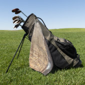 Serviette De Golf forêt hivernale (Vert)