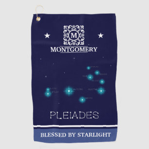 Serviette De Golf Formation de l'hémisphère nord Pleiades Star