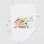 Serviette De Golf Formation Extraordinaire de lutte de Sumo Rikishi  (En situation)