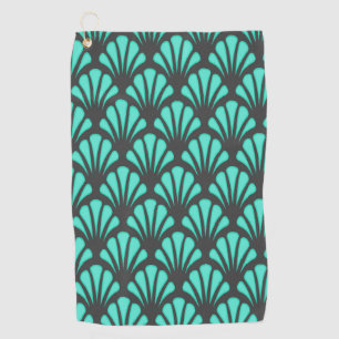 Serviette De Golf Forme de coquille Art déco