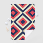 Serviette De Golf formes en diagonale géométrique (En situation)