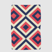 Serviette De Golf formes en diagonale géométrique (Devant)