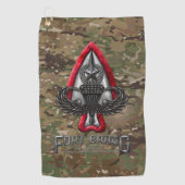 Serviette De Golf Fort Bragg Camo (Devant)