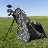 Serviette De Golf Fougère argentée époustouflante (Vert)
