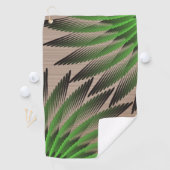 Serviette De Golf Fougères vertes partielles (En situation)
