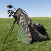 Serviette De Golf Fougères vertes partielles (Vert)