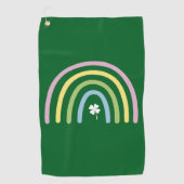 Serviette De Golf Four Leaf Clover Rainbow St Patrick's Day (Devant)