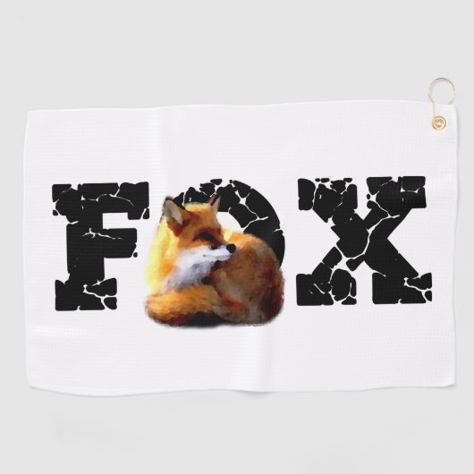 Serviette De Golf Fox (Horizontal)