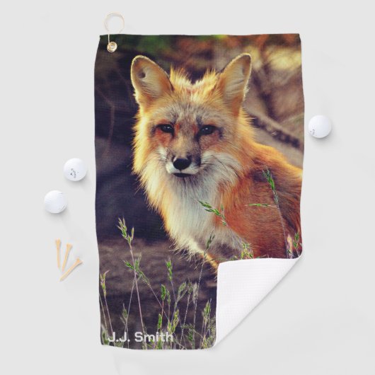 serviette de golf Fox Animal (En situation)