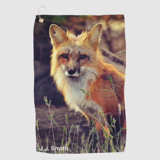 serviette de golf Fox Animal (Devant)