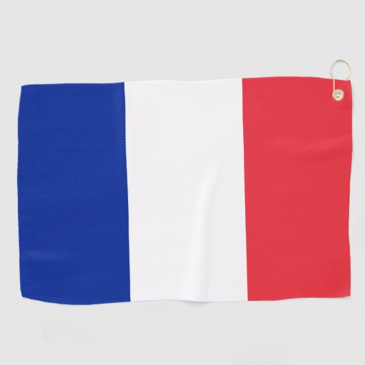 Serviette De Golf Français Drapeau & France golf /sports Golf Paris (Horizontal)