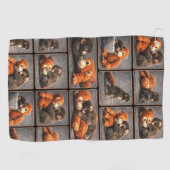 Serviette De Golf Frappez bébé singe (Horizontal)