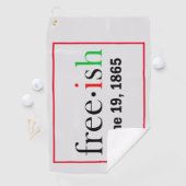 Serviette De Golf Freeish JunetDix Golf Towel (En situation)