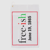 Serviette De Golf Freeish JunetDix Golf Towel (Devant)