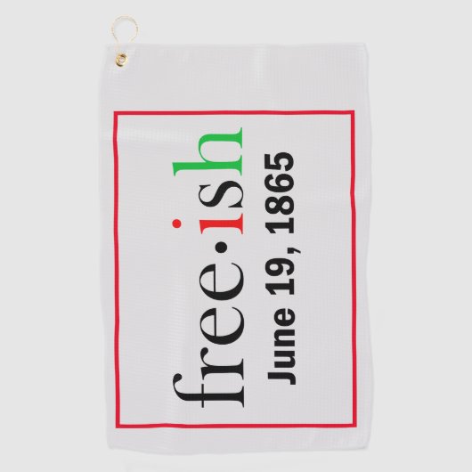 Serviette De Golf Freeish JunetDix Golf Towel (Devant)