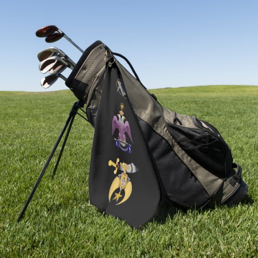 Serviette De Golf Freemason (Vert)