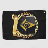 Serviette De Golf Freemason (Horizontal)