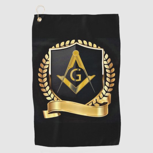 Serviette De Golf Freemason (Devant)