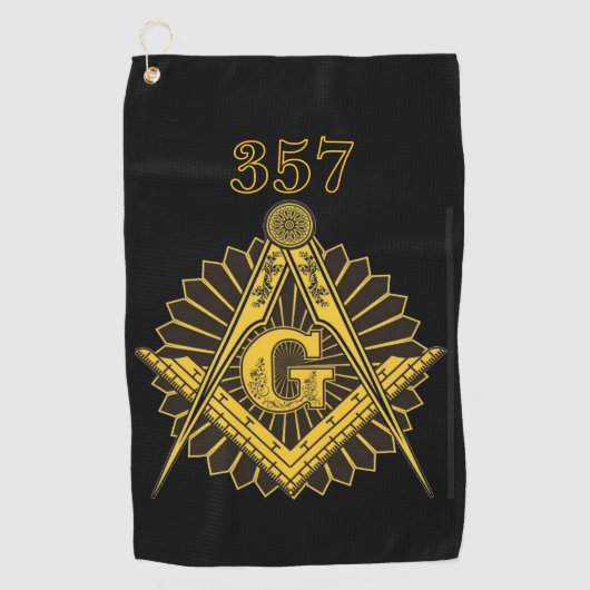 Serviette De Golf Freemason (Devant)