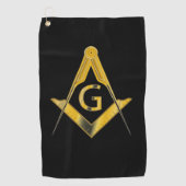 Serviette De Golf Freemason (Devant)