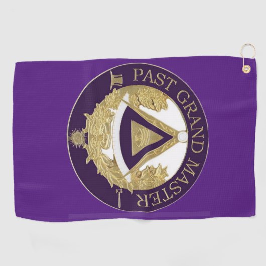 Serviette De Golf Freemason du Grand Maître (Horizontal)