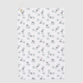 Serviette De Golf Frenchie et Daisies (Devant)