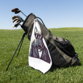 Serviette De Golf Frenchie L'Homme Du Parti (Vert)