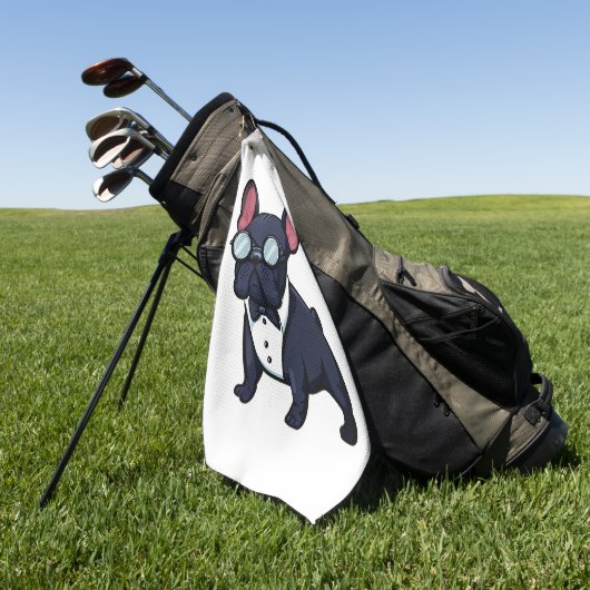 Serviette De Golf Frenchie The Gentlemen (Vert)