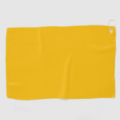 Serviette De Golf Frénésie jaune chaud uni (Horizontal)